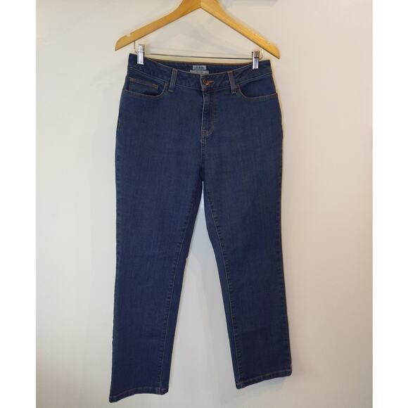 L.L. Bean Denim - L.L.BEAN Classic Fit Women's Blue Jeans Size 10 Petite Medium Wash Straight Leg
